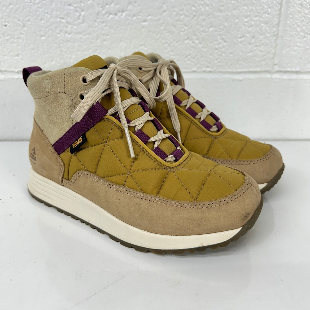 Teva ReEmber Commute Waterproof Bootie‎ Sesame Medallion / Womens 5.5